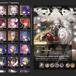 [ASIA] TL 66 ⭐ 26 Characters (7 Legendaries) ✨Jing Yuan + Clara + Seele + Kafka + Fu Xuan + Something Irreplaceable + ☑️ Full Access ☑️ 0